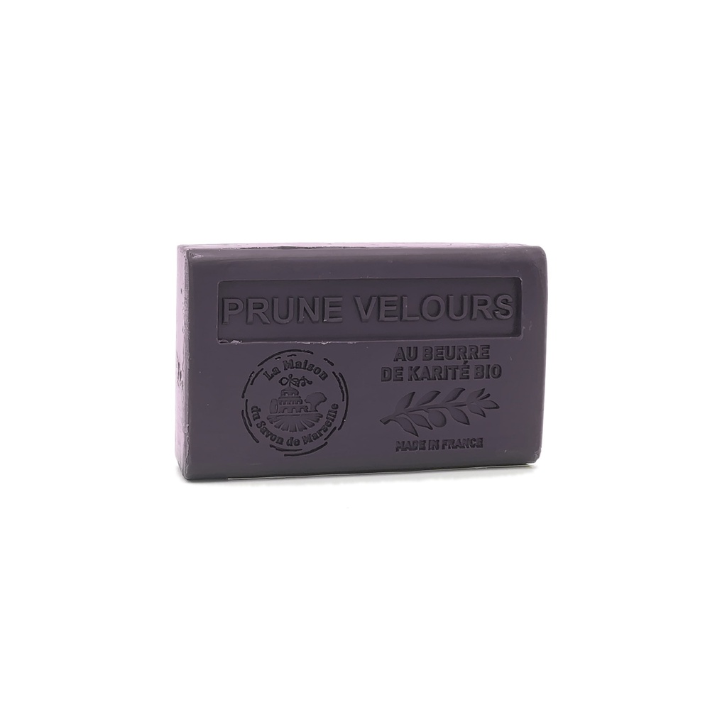 125GR SHEA BUTTER SOAP BIO - PRUNE VELOURS