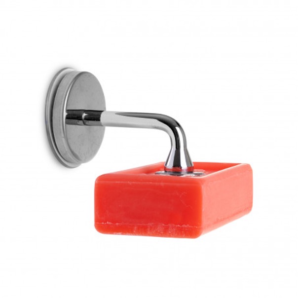 STAINLESS STEEL SUCTION CUP SOAP HOLDER