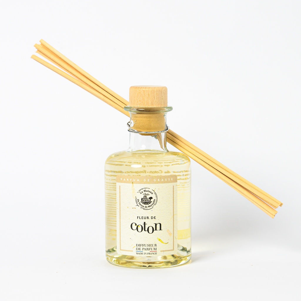200ml DIFFUSER WITH STICK - COTTON FLOWER