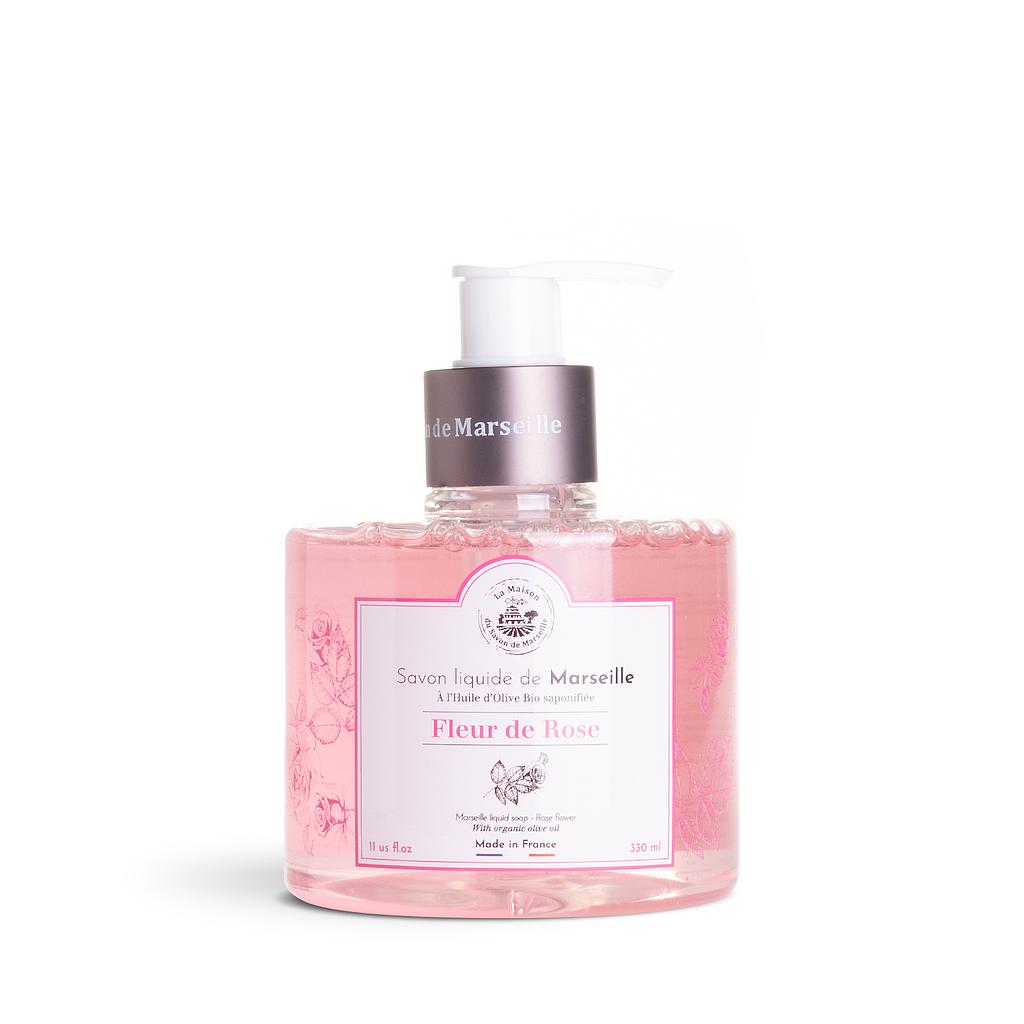 330ml MARSEILLE LIQUID SOAP ROSE
صابون سائل من مرسيليا 330 مل