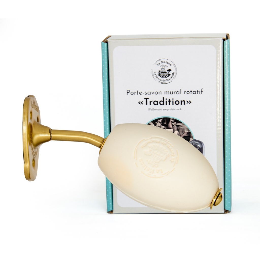 WALL MOUNTED SOAP HOLDER - BRASS
حامل معدني