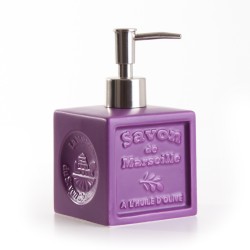 CERAMIC LIQUID SOAP DISPENSER - CUBE PURPLE
صحن سيراميك 