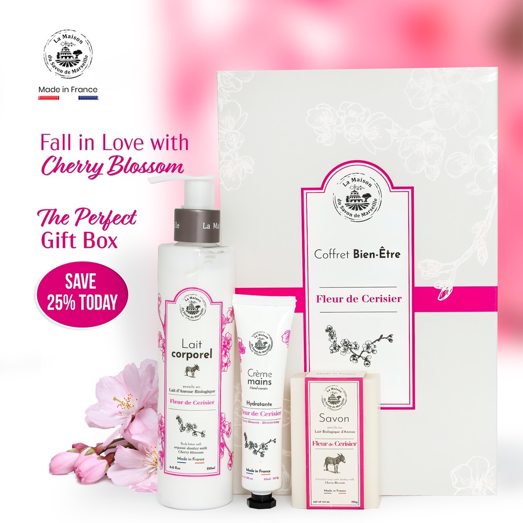 [C10415] Gift Box - Cherry Blossom 
صندوق هدية 