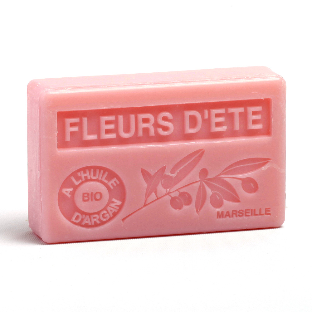 [M11217] 100GR ARGAN SOAP BIO - FLEURS D'ETE