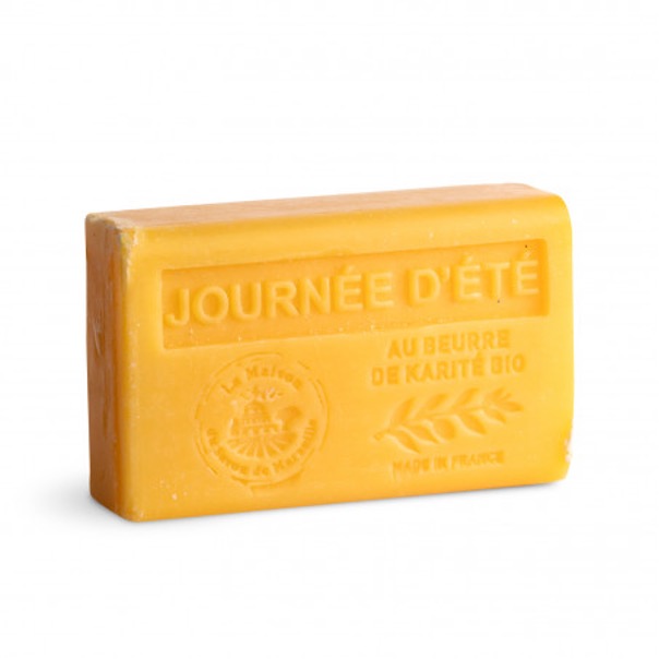 [M11591] 125GR SHEA BUTTER SOAP BIO - JOURNEE D’ETE