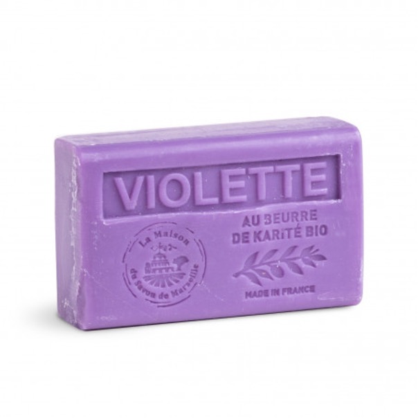 [M11529] 125g SOAP  - VIOLETTE
صابون 125 غرام من زبدة الكاريتي