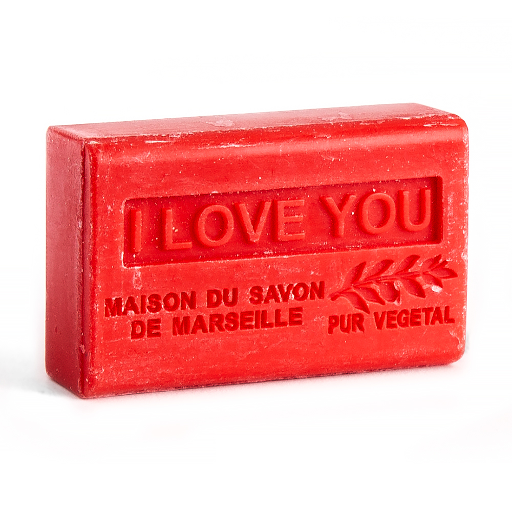[M11575] 125g SOAP - I LOVE YOUصابون 125 غرام من زبدة الكاريتي 