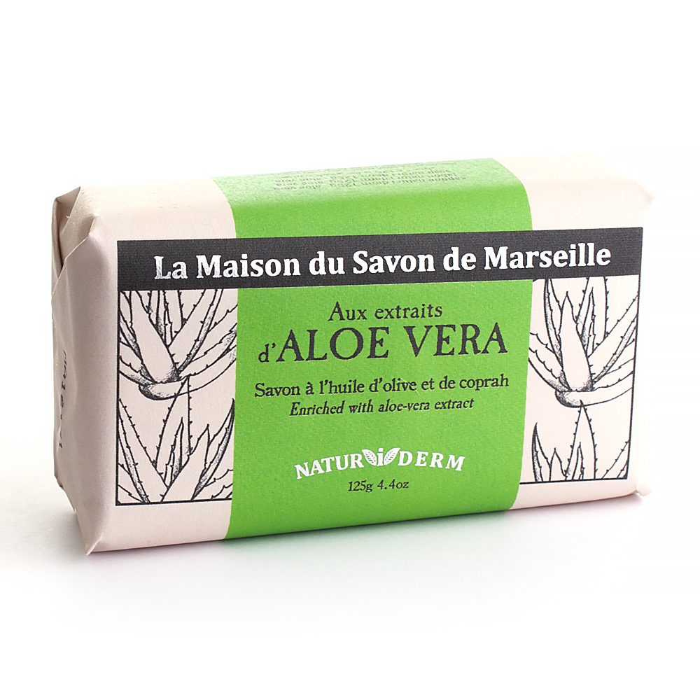 [M12600] 125g NATURIDERM SOAP - ALOE VERA