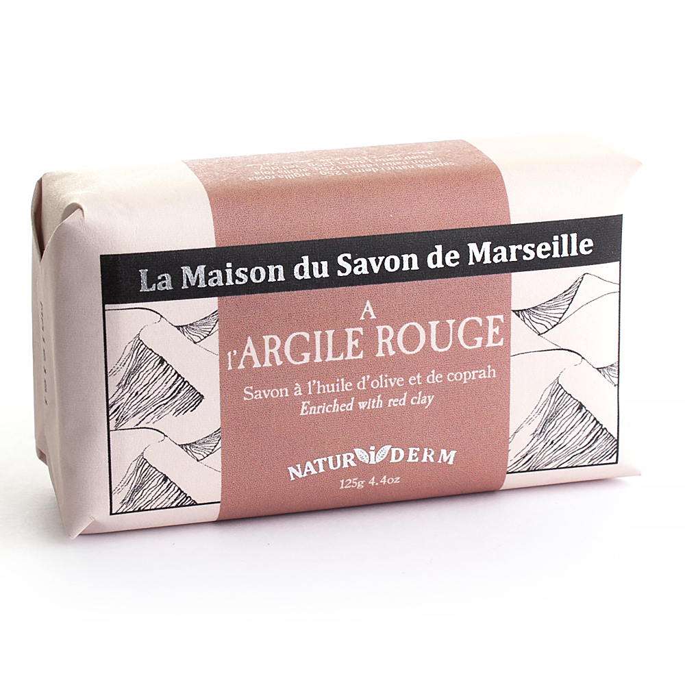[M12627] 125g NATURIDERM SOAP - CLAY ROUGE