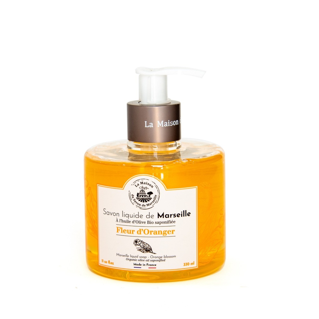 [M26003] 330ml MARSEILLE LIQUID SOAP ORANGE BLOSSOM
صابون سائل من مرسيليا 330 مل