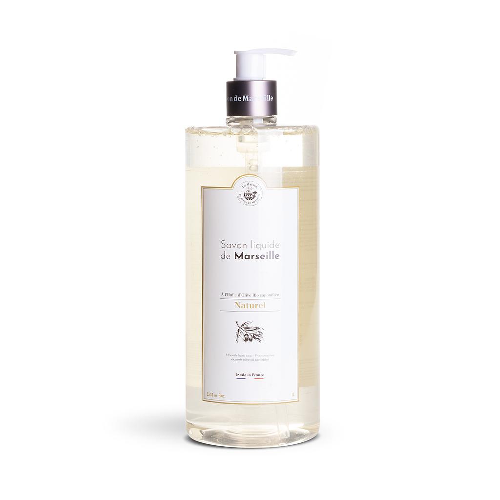 [M26016] 1l MARSEILLE LIQUID SOAP NATUREL صابون سائل من مرسيليا 1 ليتر