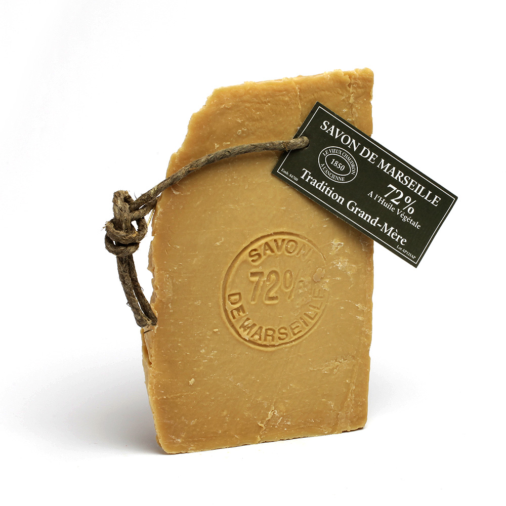 BIG SIZE SLICE MARSEILLE SOAP PALM 250g