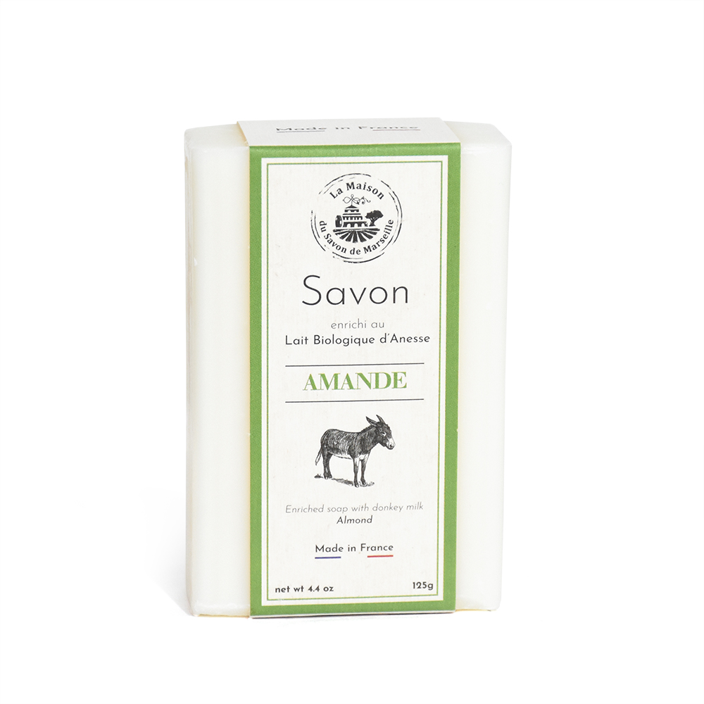 125g DONKEY MILK SOAP ORGANIC - ALMOND/DONKEY MILK