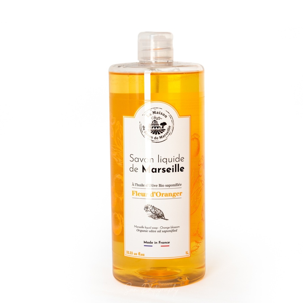 1l MARSEILLE LIQUID SOAP ORANGE BLOSSOMصابون سائل من مرسيليا 1 ليتر