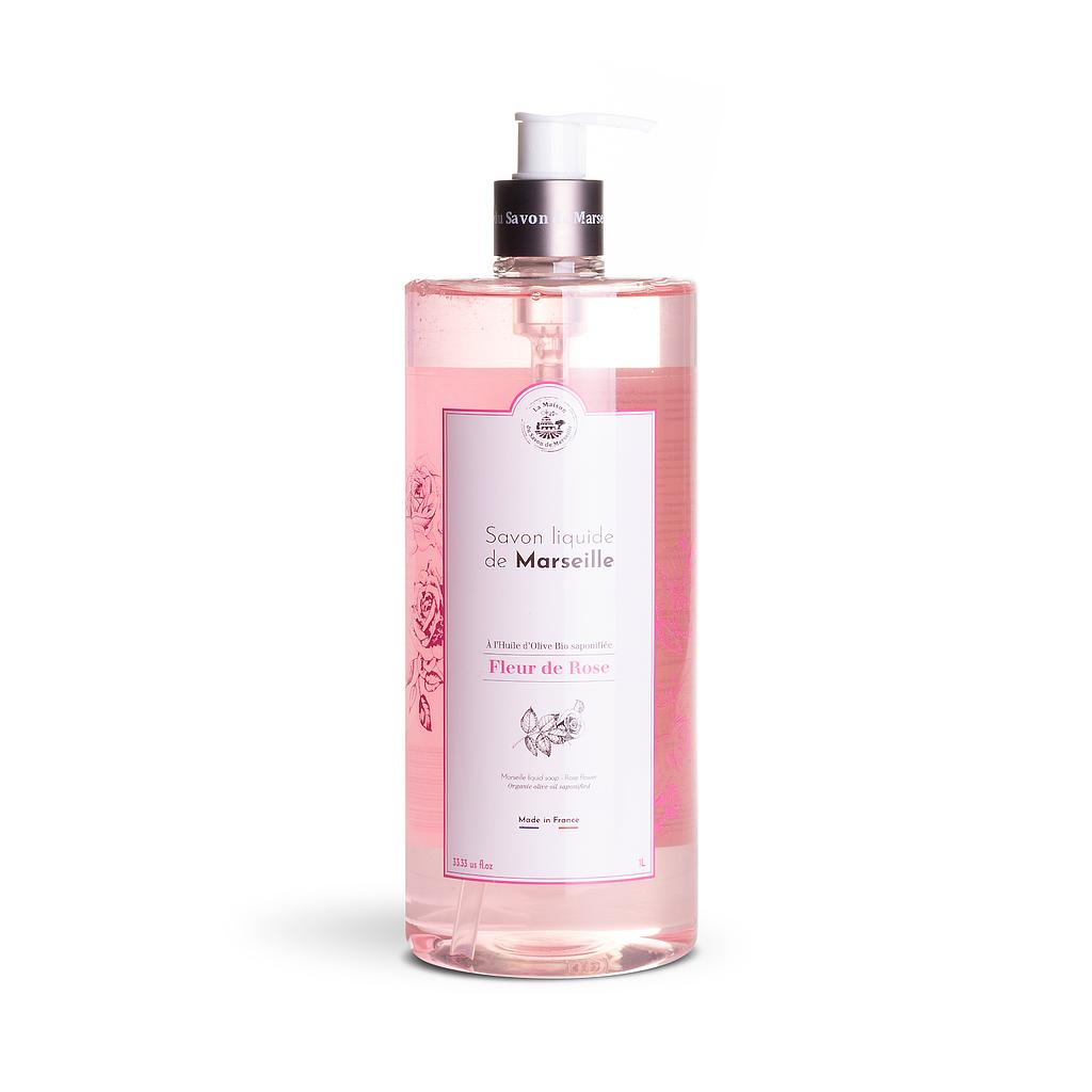 1l MARSEILLE LIQUID SOAP ROSE صابون سائل من مرسيليا 1 ليتر