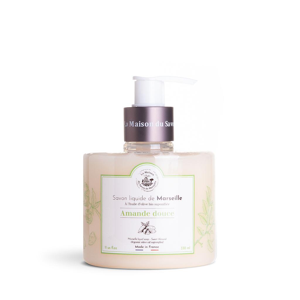 330ml MARSEILLE LIQUID SOAP ALMOND DOUCE
صابون سائل من مرسيليا 330 مل