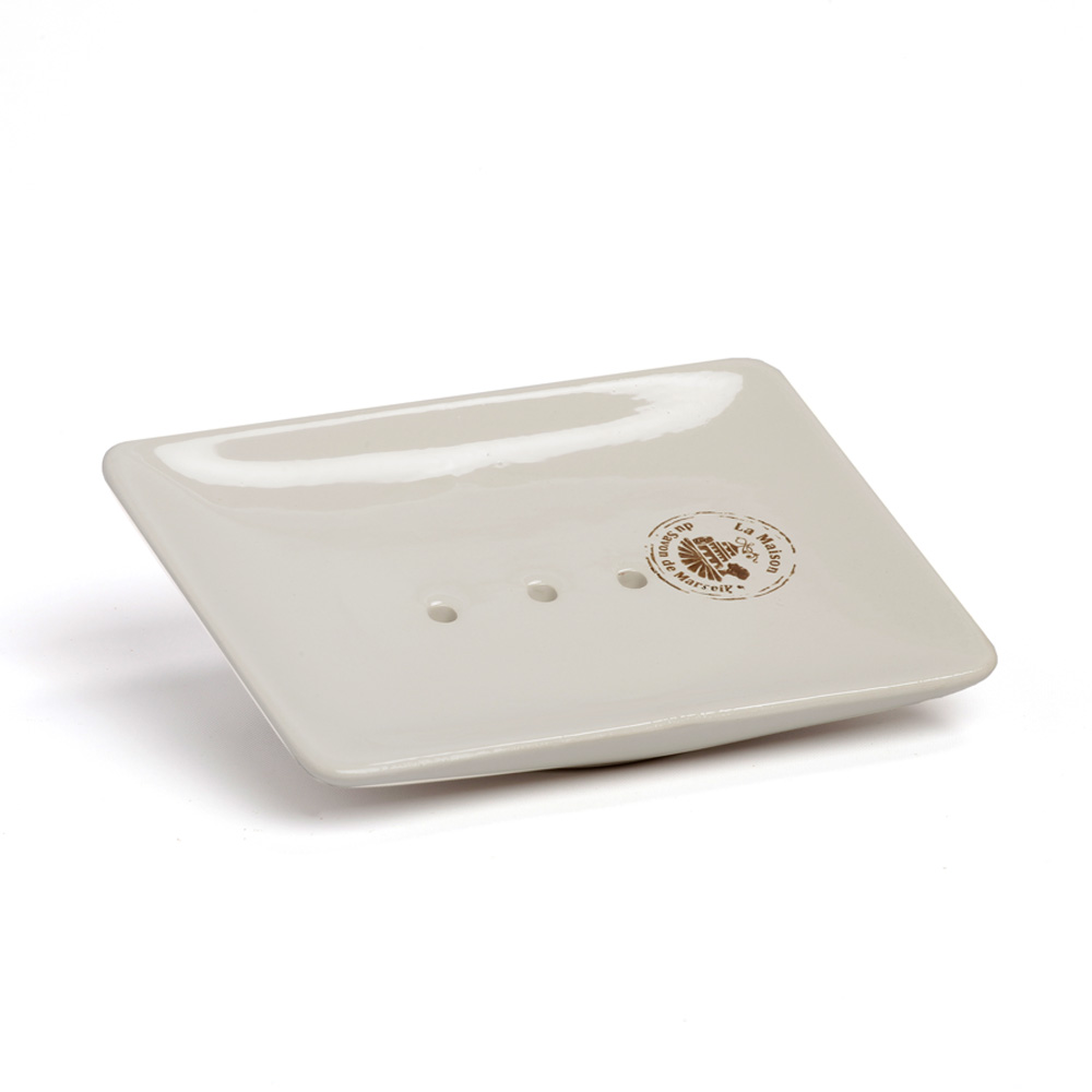 CERAMIC SOAP DISH - MAISON DU SAVON LOGO
صحن سيراميك 