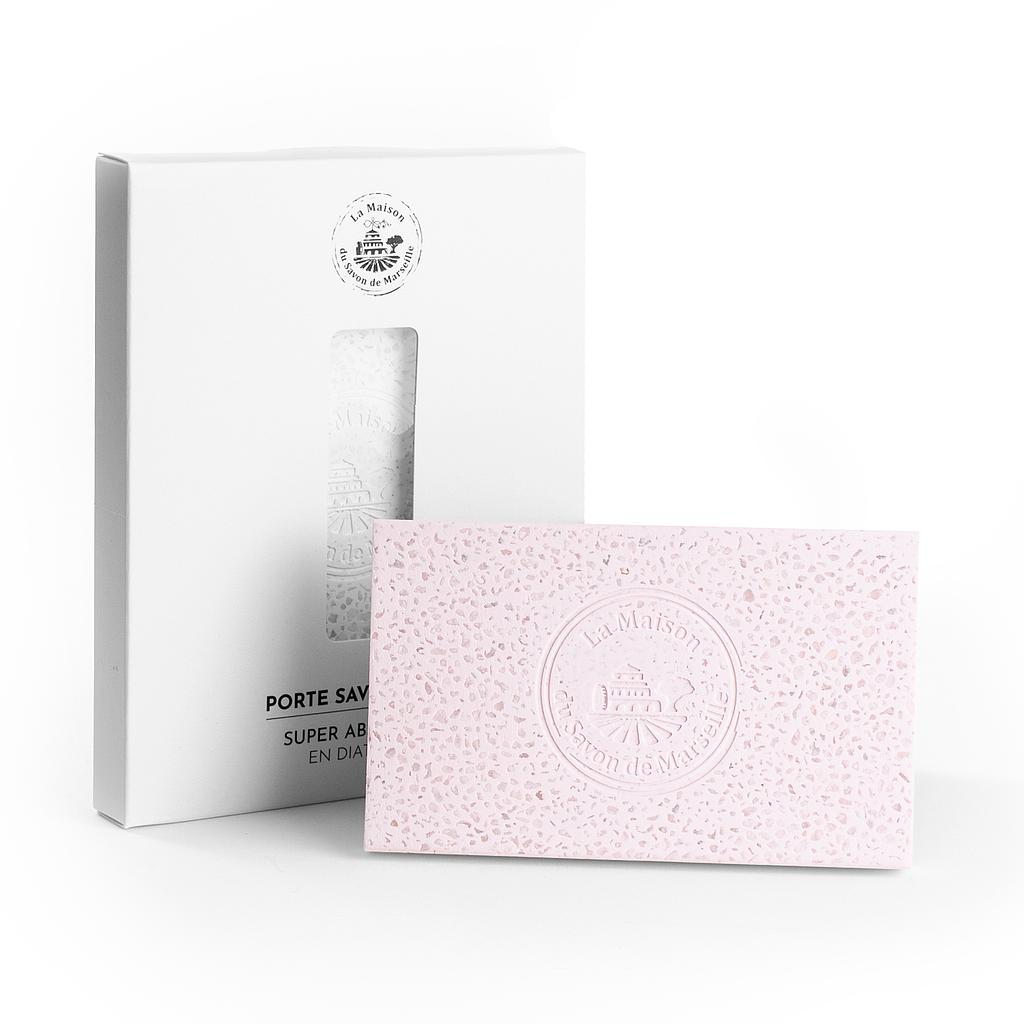 RECTANGLE DIATOMITE SOAP DISH - ROSE
صحن من الحجر الطبيعي