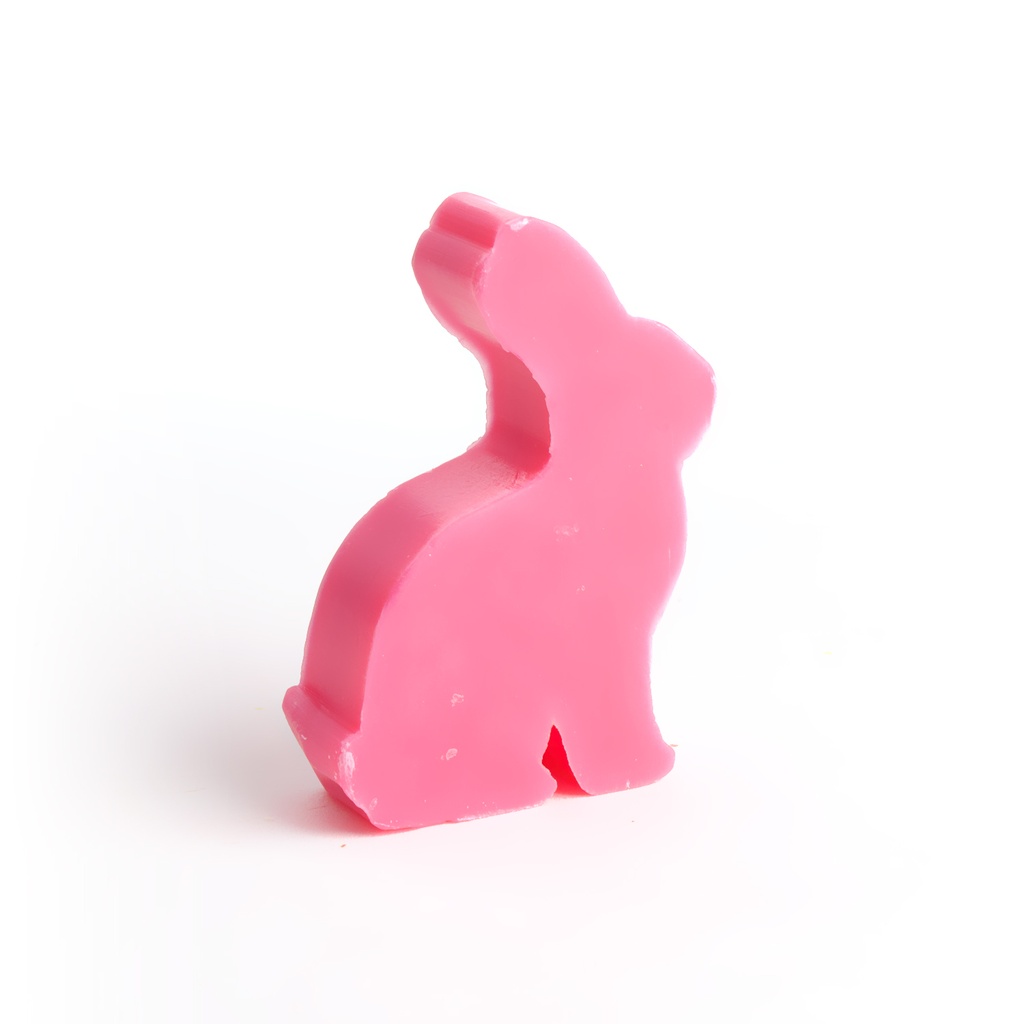 [M13275] FANCY SOAP - Lapin Rose 46g - RABBIT (rose)صابون من زبدة الكاريتي