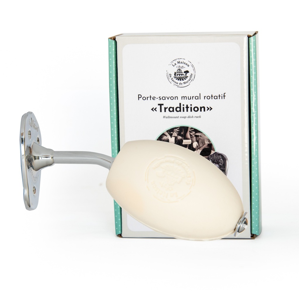 [M41001] WALL MOUNTED SOAP HOLDER - STAINLESS حامل معدني