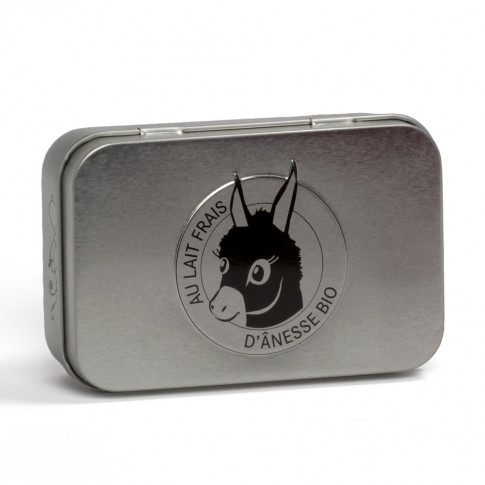 [M45219] METAL BOX FOR SOAP - DONKEY MILK
