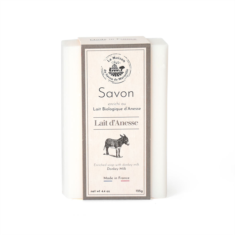 [M11655] 125g DONKEY MILK SOAP ORGANIC - FRESH DONKEY MILK