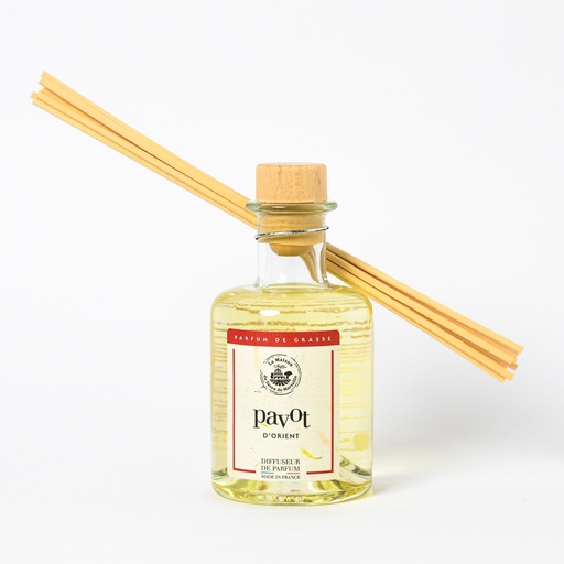 [M10025] 200ml DIFFUSER WITH STICK - ORIENTAL POPPY